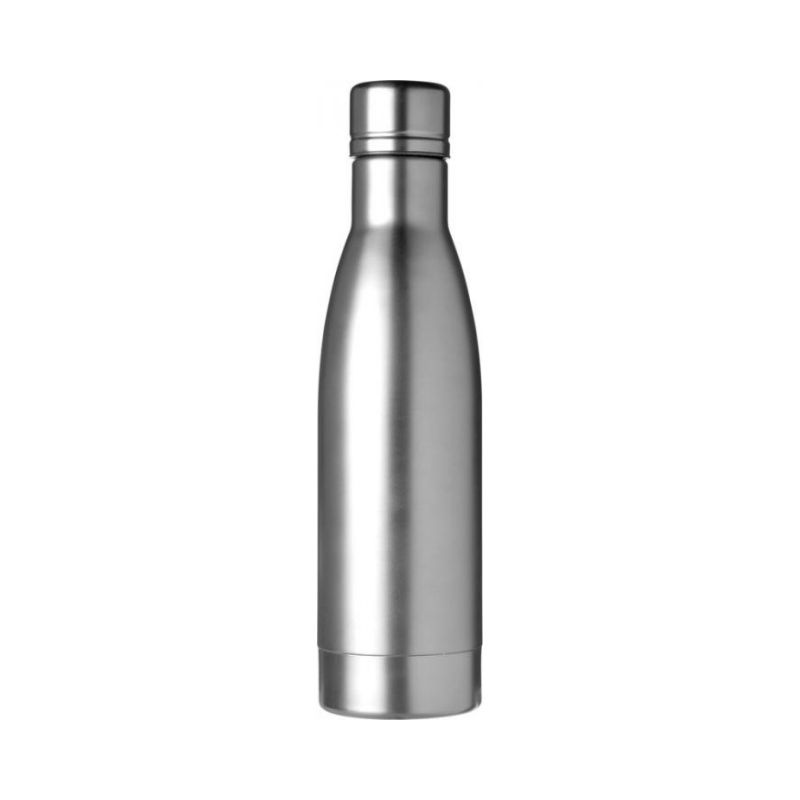 Logo trade promotional giveaway photo of: Vasa copper vacuum insulated bottle, silver
