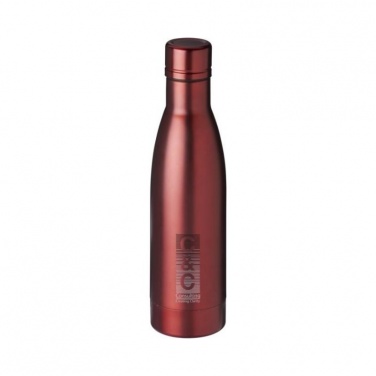 Logo trade promotional items image of: Vasa copper vacuum insulated bottle, red
