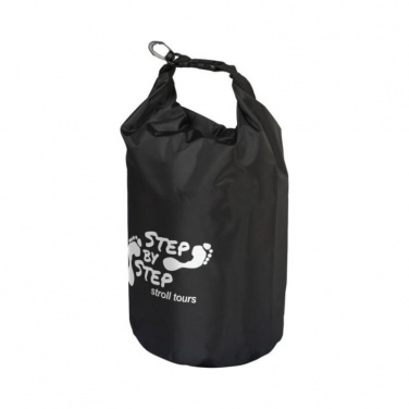 Logo trade business gift photo of: Survivor roll-down waterproof outdoor bag 5 l, black