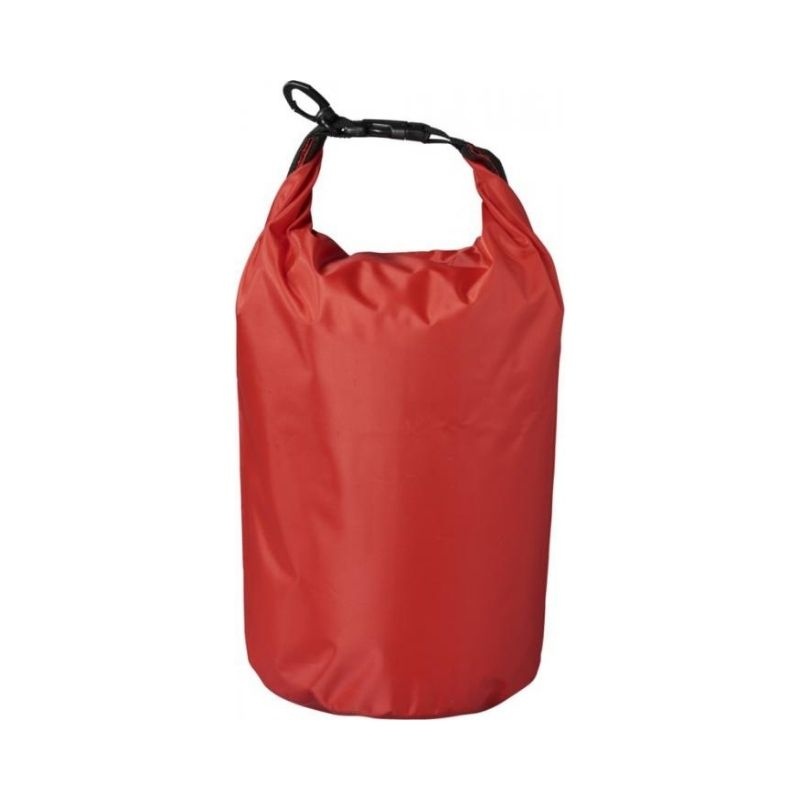 Logotrade promotional merchandise image of: Survivor roll-down waterproof outdoor bag 5 l, red