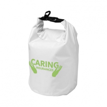 Logo trade promotional gift photo of: Survivor roll-down waterproof outdoor bag 5 l, white