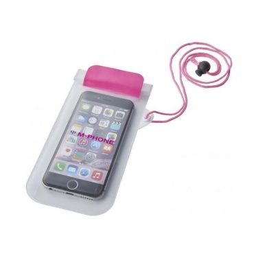 Logo trade promotional giveaways image of: Mambo waterproof storage pouch, magenta
