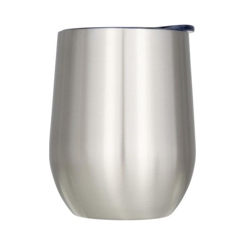Logo trade promotional giveaways image of: Corzo Copper Vacuum Insulated Cup, silver