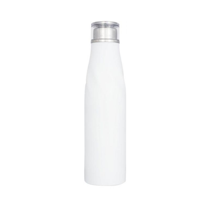 Logotrade promotional items photo of: Hugo auto-seal copper vacuum insulated bottle, white