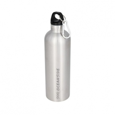 Logo trade promotional gifts picture of: Atlantic vacuum insulated bottle, silver