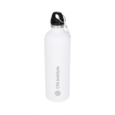 Logotrade promotional merchandise image of: Atlantic vacuum insulated bottle, white