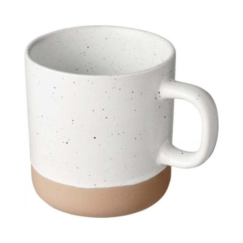 Logo trade promotional giveaway photo of: Pascal 360 ml ceramic mug, white