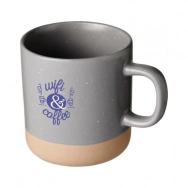Logo trade promotional products picture of: Pascal 360 ml ceramic mug, grey