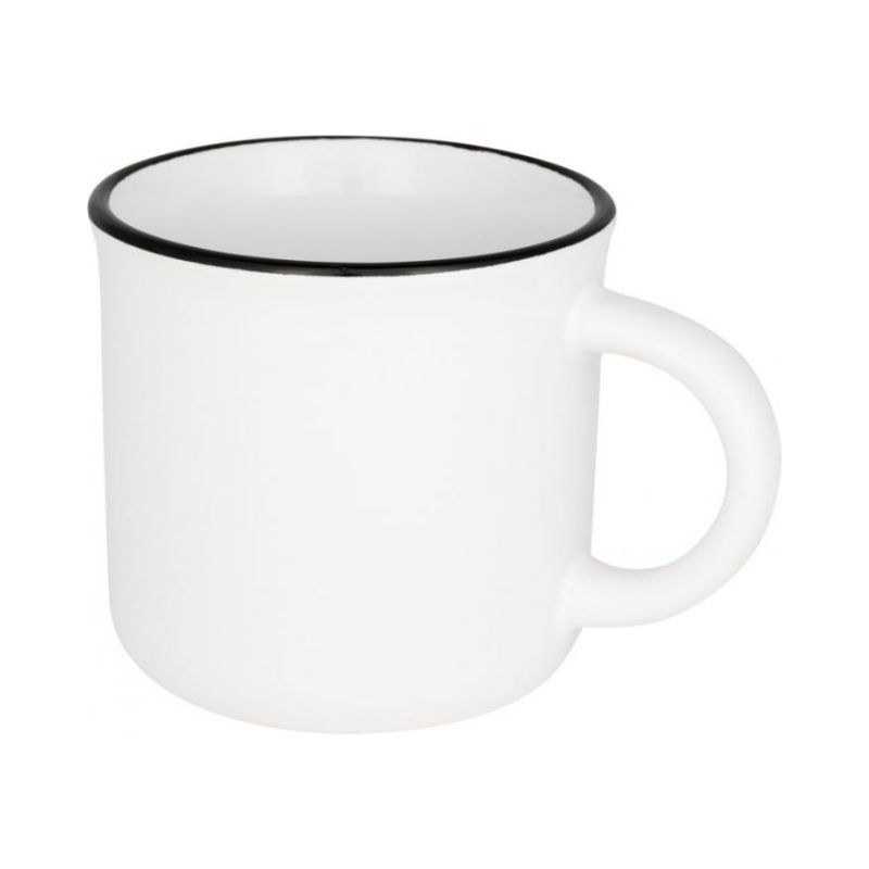 Logotrade promotional giveaway image of: Ceramic campfire mug, white