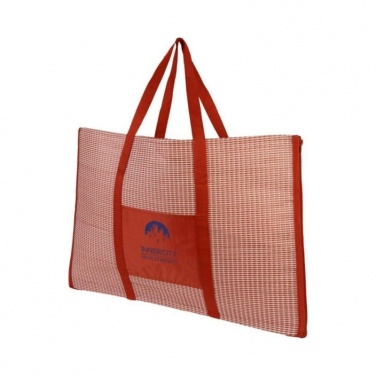 Logo trade promotional product photo of: Bonbini foldable beach tote and mat, red