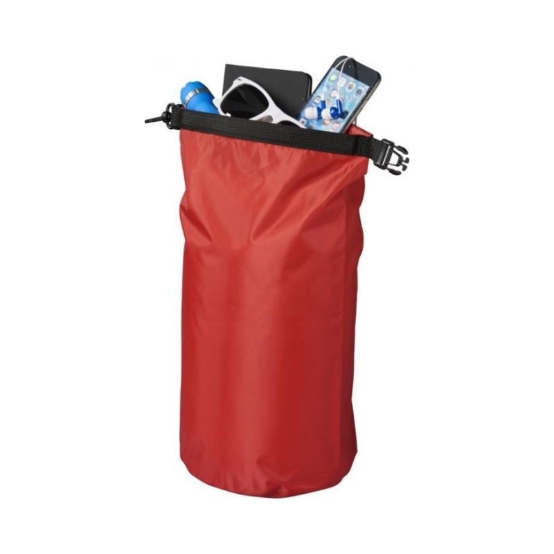 Logo trade promotional gifts image of: Camper 10 L waterproof outdoor bag, red