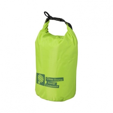Logo trade promotional merchandise photo of: Camper 10 L waterproof outdoor bag, lime