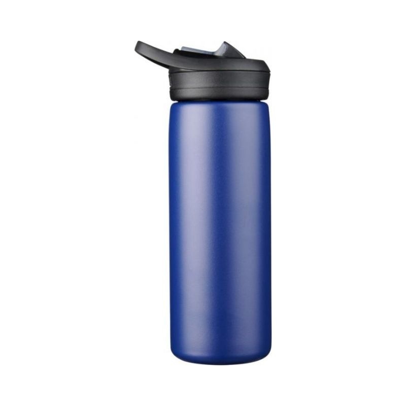 Logo trade promotional giveaways picture of: Eddy+ 600 ml copper vacuum insulated sport bottle, navy