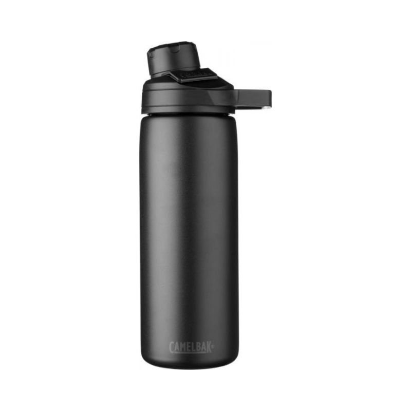 Logo trade promotional giveaway photo of: Chute Mag 600 ml copper vacuum insulated bottle, black