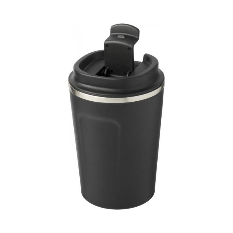 Logotrade promotional merchandise picture of: Thor 360 ml leak-proof copper vacuum tumbler, black