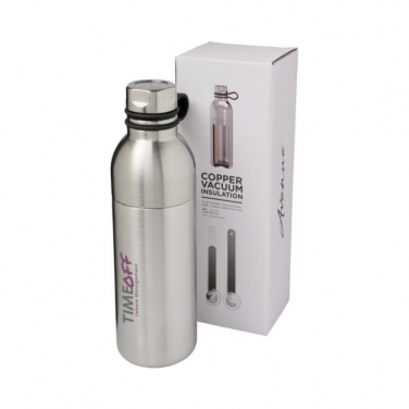 Logotrade promotional giveaway picture of: Koln 590 ml copper vacuum insulated sport bottle, silver