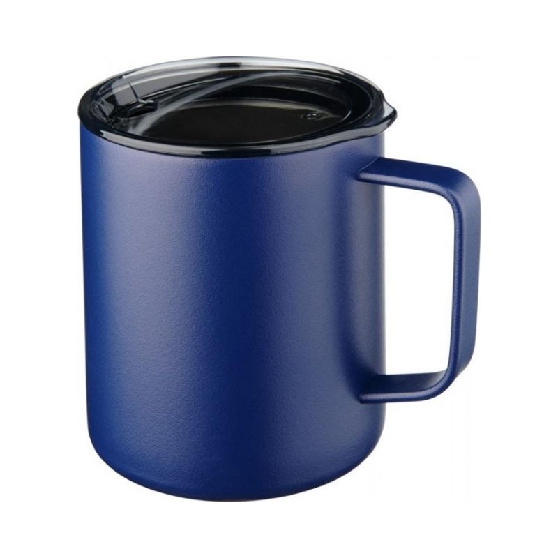 Logo trade promotional products picture of: Rover 420 ml copper vacuum insulated mug, navy