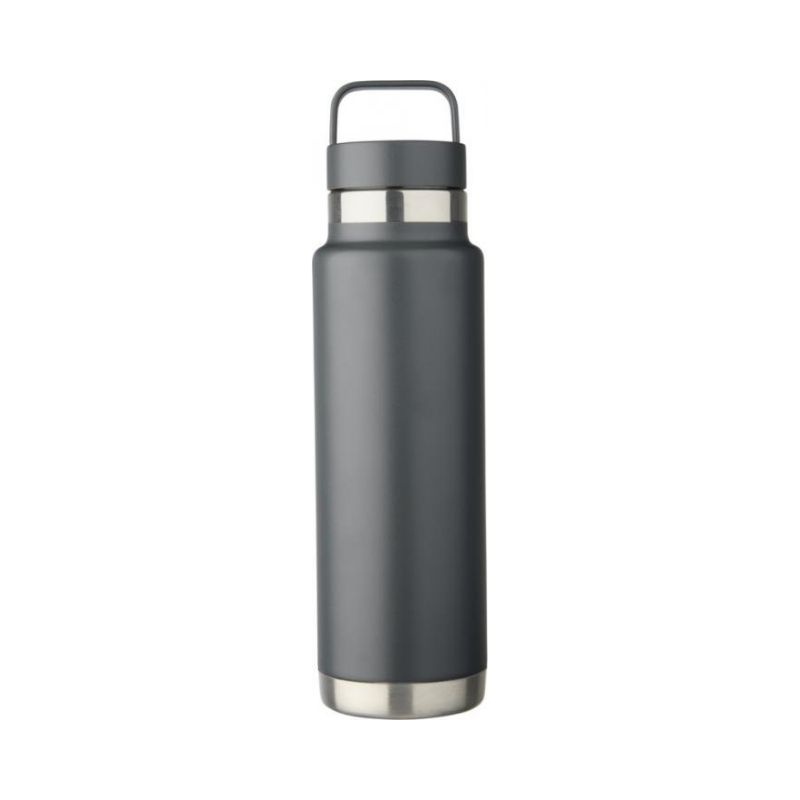 Logotrade promotional item image of: Colton 600 ml copper vacuum insulated sport bottle, grey
