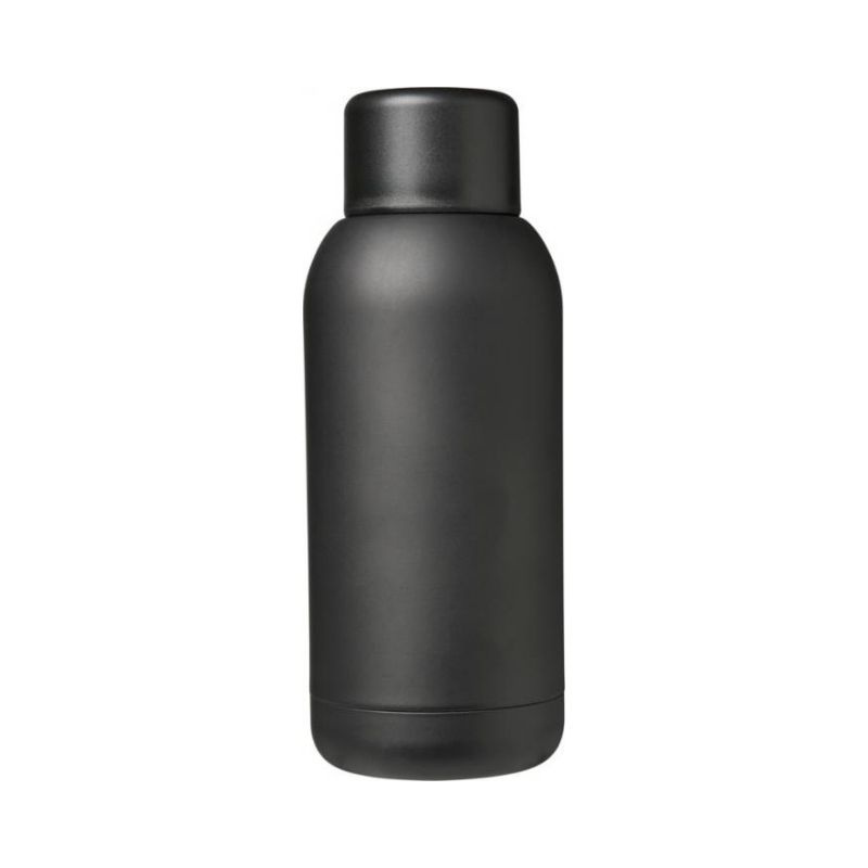 Logo trade promotional product photo of: Brea 375 ml vacuum insulated sport bottle, black