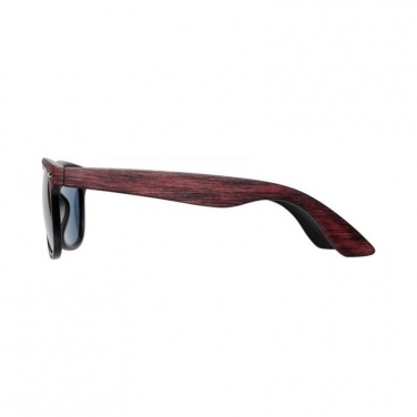 Logo trade promotional items image of: Sun Ray sunglasses with heathered finish, red