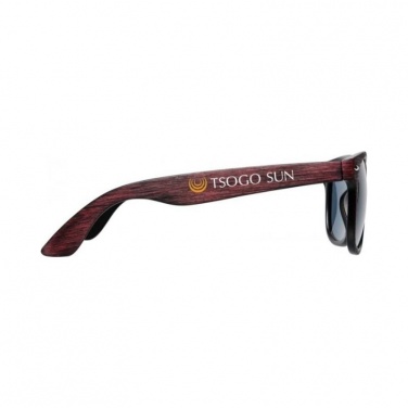 Logo trade promotional item photo of: Sun Ray sunglasses with heathered finish, red