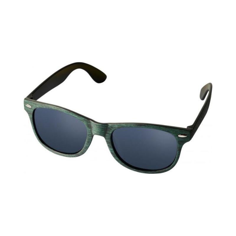 Logo trade promotional merchandise picture of: Sun Ray sunglasses with heathered finish, green
