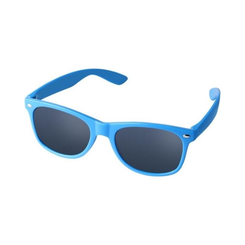 Logo trade promotional gift photo of: Sun Ray sunglasses for kids, process blue