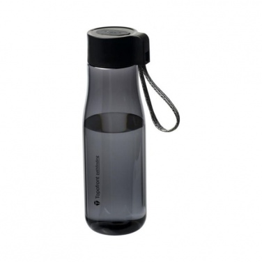 Logotrade promotional product image of: Ara 640 ml Tritan™ sport bottle with charging cable, smoked