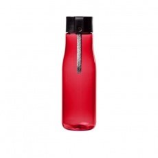 Ara 640 ml Tritan™ sport bottle with charging cable, red