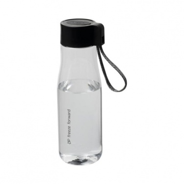 Logo trade promotional products image of: Ara 640 ml Tritan™ sport bottle with charging cable, transparent