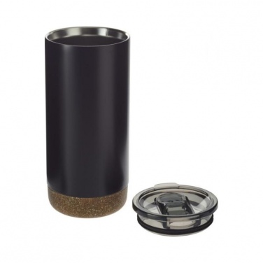 Logo trade business gift photo of: Valhalla tumbler copper vacuum insulated gift set, black