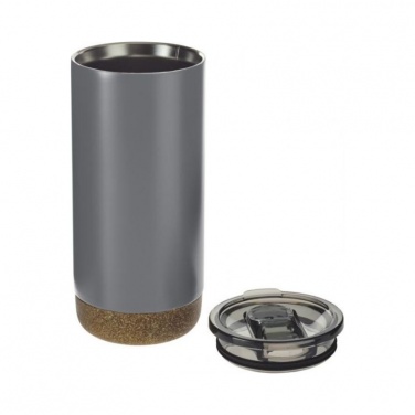 Logo trade promotional gift photo of: Valhalla tumbler copper vacuum insulated gift set, grey