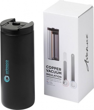 Logotrade business gift image of: Lebou 360 ml copper vacuum insulated tumbler, black