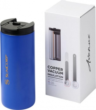 Logotrade business gift image of: Lebou 360 ml copper vacuum insulated tumbler, blue