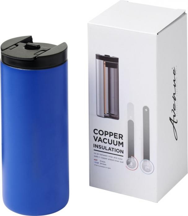 Logo trade promotional gifts picture of: Lebou 360 ml copper vacuum insulated tumbler, blue