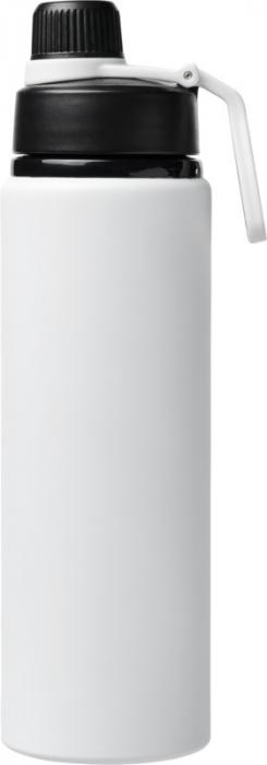 Logo trade promotional giveaway photo of: Kivu 800 ml sport bottle, white