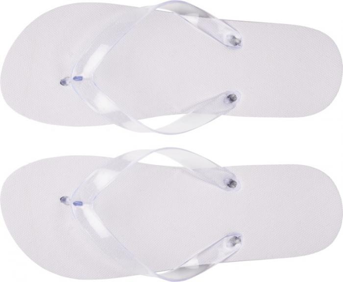 Logotrade corporate gift image of: Railay beach slippers (L), white