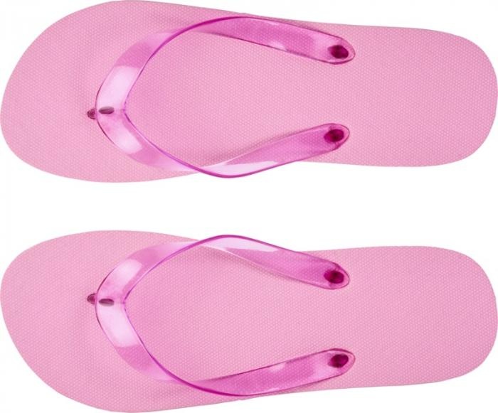 Logo trade promotional products picture of: Railay beach slippers (L), light pink