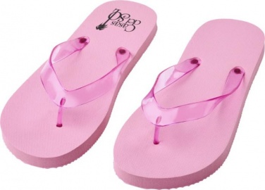 Logo trade promotional products image of: Railay beach slippers (L), light pink