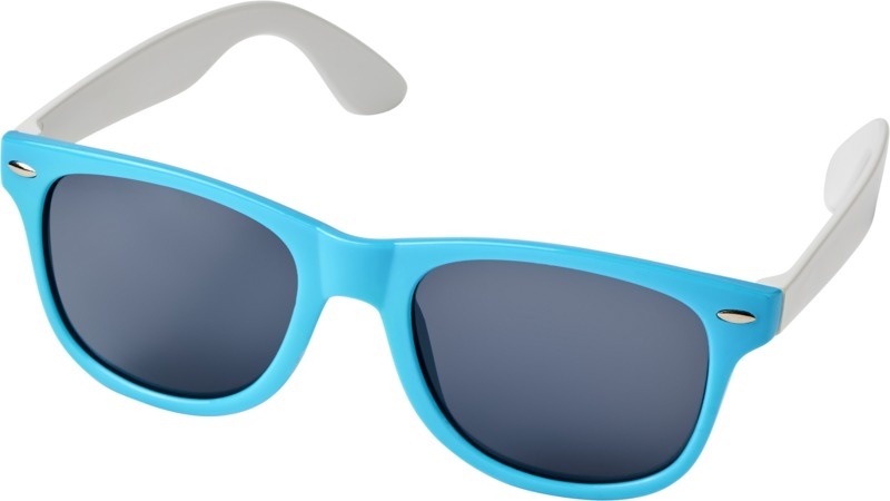 Logotrade promotional giveaways photo of: Sun Ray colour block sunglasses, aqua blue
