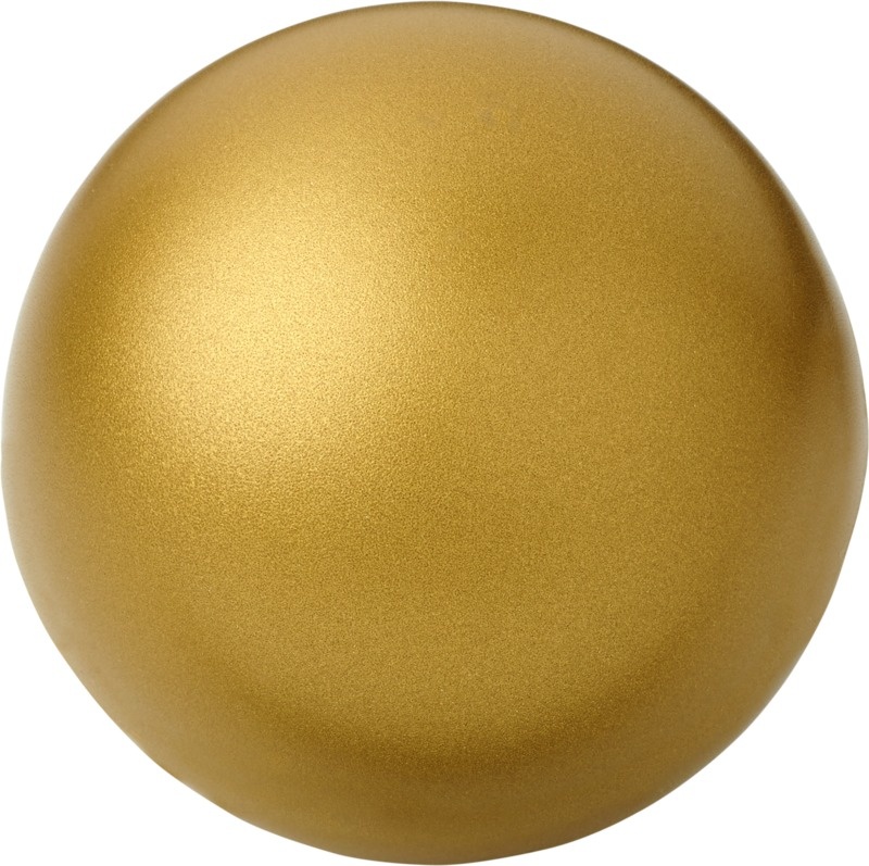 Logotrade promotional gift image of: Cool round stress reliever, gold