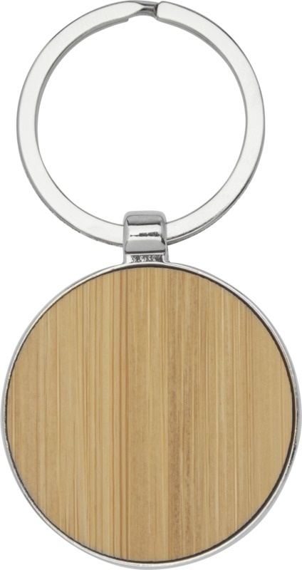 Logotrade corporate gift picture of: Nino bamboo round keychain