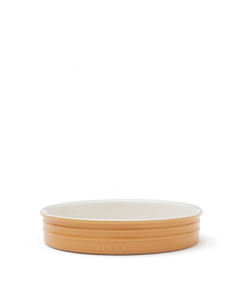 Logotrade advertising products photo of: Monte Pie Dish, mustard