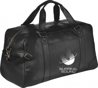 Logo trade promotional items picture of: Oxford weekend travel duffel bag, black