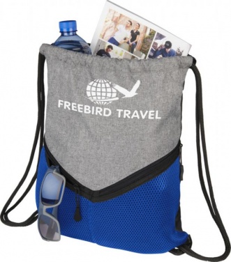Logotrade corporate gift picture of: Voyager Drawstring Sportspack, royal blue
