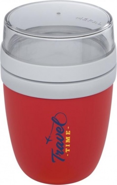 Logo trade promotional gifts image of: Ellipse lunch pot, red