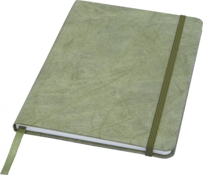 Logotrade promotional gifts photo of: Breccia A5 stone paper notebook, green