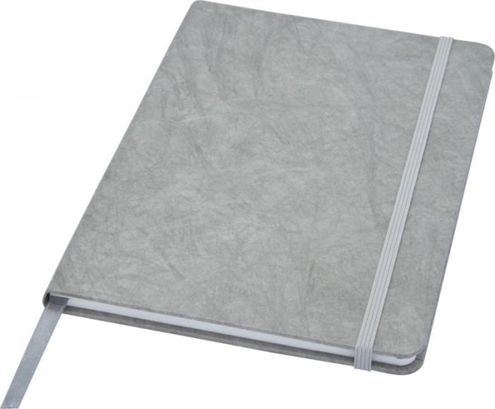 Logotrade promotional giveaway picture of: Breccia A5 stone paper notebook, grey