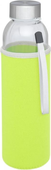 Logotrade business gift image of: Bodhi 500 ml glass sport bottle, lime green