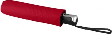 Logo trade promotional gifts image of: 21.5" Alex 3-section auto open and close umbrella, red